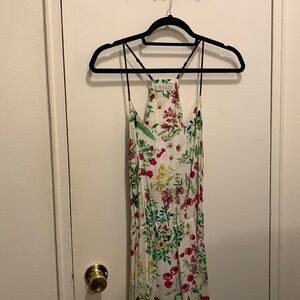 Wayf floral printed high-low maxi dress